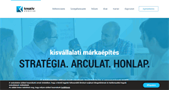 Desktop Screenshot of kreativvonalak.hu