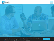 Tablet Screenshot of kreativvonalak.hu